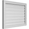 Ekena Millwork Vertical Surface Mount PVC Gable Vent: Functional, w/ 2"W x 1-1/2"P Brickmould Frame, 30"W x 22"H GVPVE30X2202SF - alternate 3